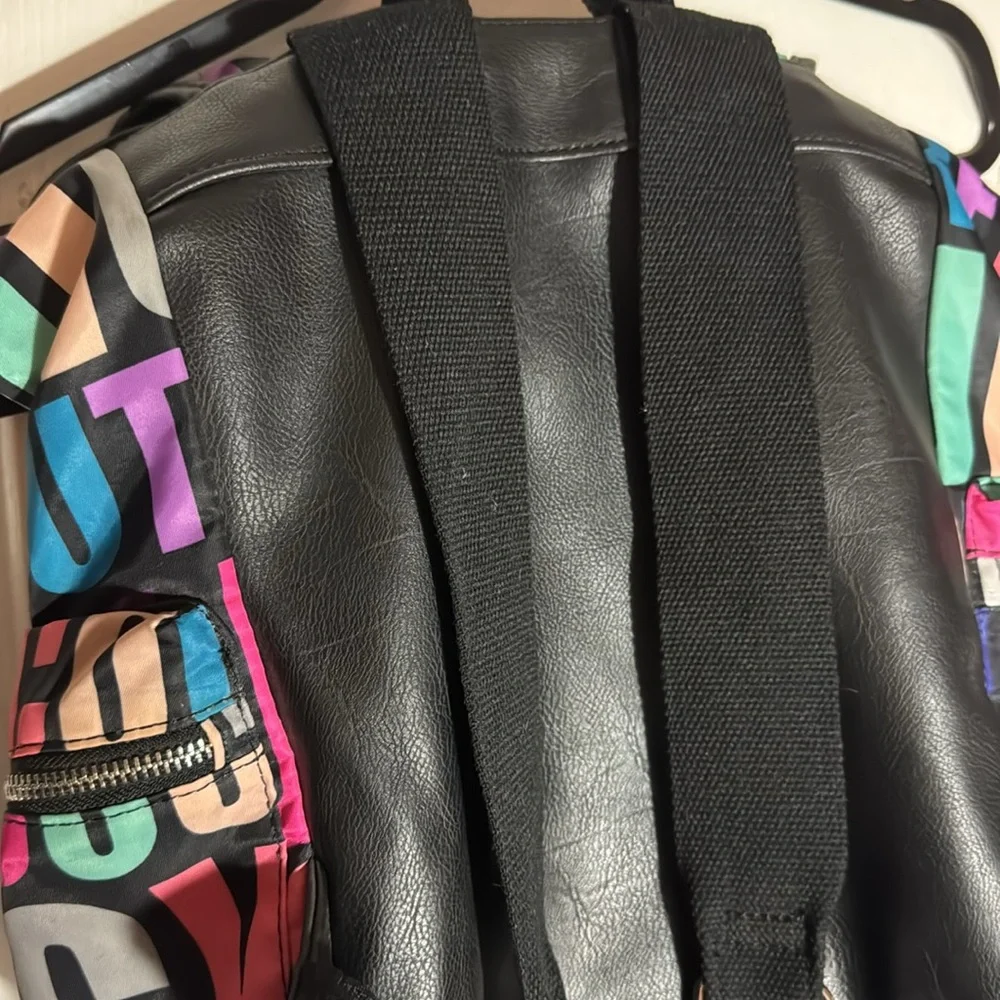 Juicy Couture colorful letter signature print backpack bag - Picture 7 of 11